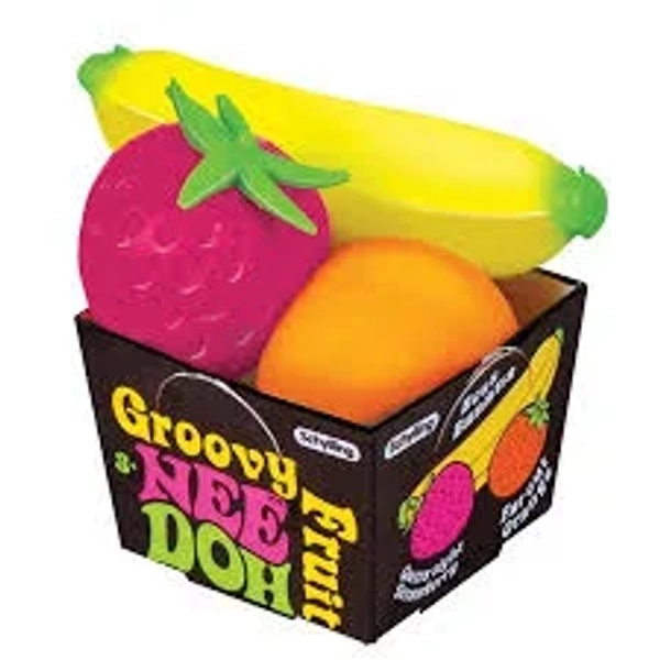 NeeDoh Groovy Fruit Sensory Stress Ball