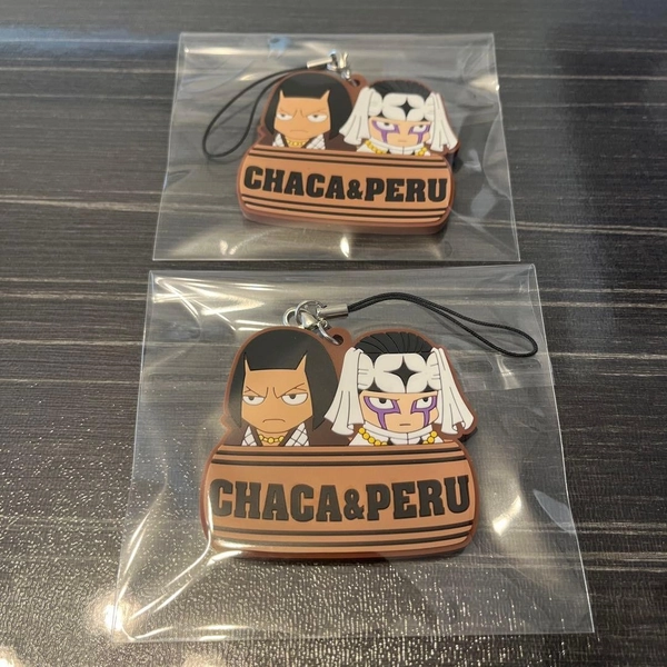 One Piece Chaka and Pell Straw Strap Set Character Goods Japan Anime Accessorie