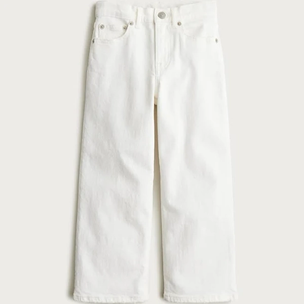 Crewcuts Girls' Slim Wide-leg Jeans