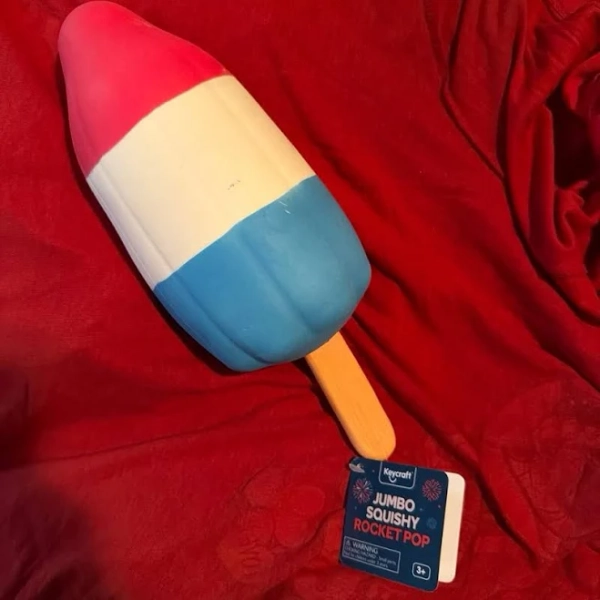 Five Below Jumbo Rocket Pop Ice Cream Squishy - New Toys & Collectibles