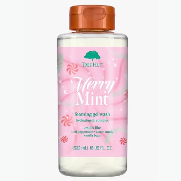 Tree Hut Foaming Gel Body Wash - Merry Mint - 18 fl oz