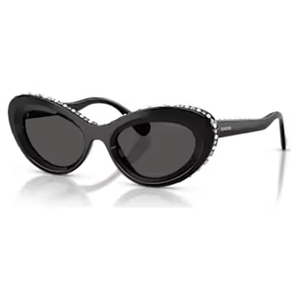 Sunglasses, Cat-eye shape, SK6061U, Black
