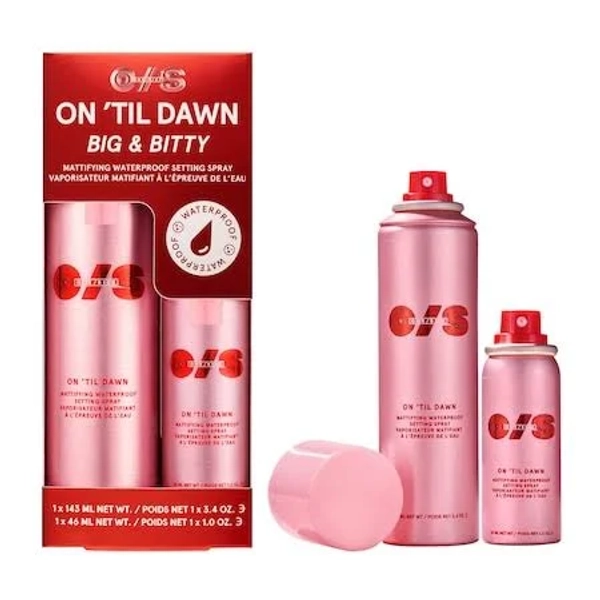 Patrick Starrr On 'Til Dawn Mattifying Waterproof Setting Spray Big & Bitty Duo