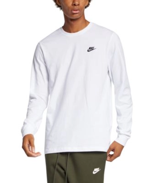 Men's Nike Long-Sleeve Sportswear Club T-Shirt