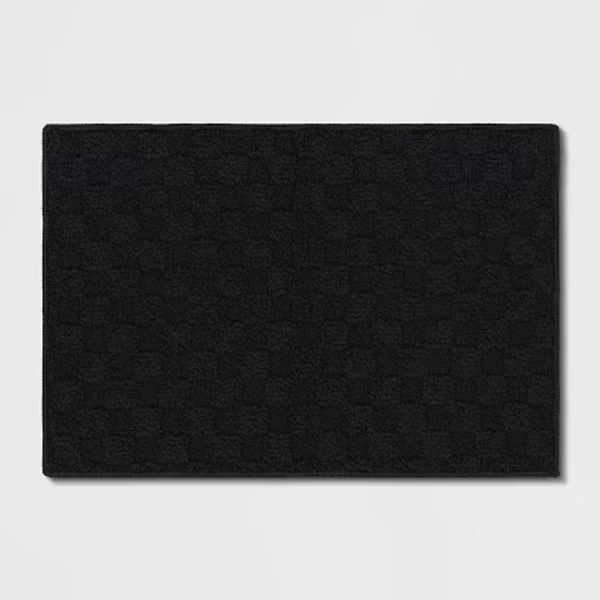 1'8"x2'6" Tufted Rug Black - Room Essentials™