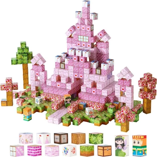 VEVOR Magnetic Blocks Princess Castle Set