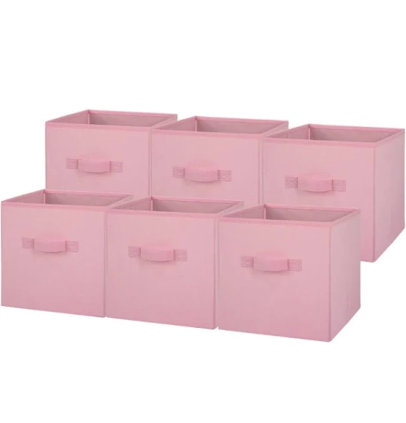 Mainstays Collapsible Fabric Cube Storage Bins