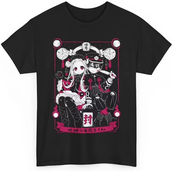 Toilet Bound Hanako kun New Anime T-Shirt Merch Casual Short Sleeved T Shirt Unisex Tee