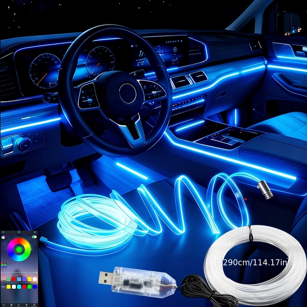 Cool Ambient Lighting Car Interior, Car Ambient Light with Mobile App, Rock Lights for Jeeps, for Jeeps Accessories for Wrangler, Car Lights Interior, Golf Cart Accessories, Starlight Headliner Kit, Car LEDs And Neon Lights, Fords Truck Accessories