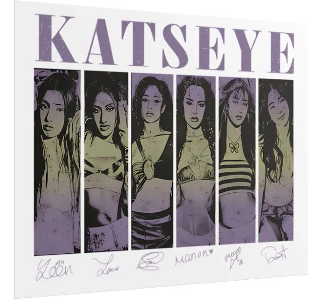 Katseye KPOP Poster | Rolled Poster