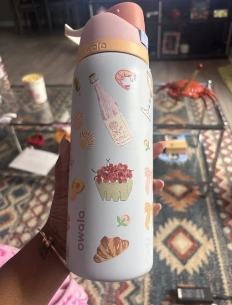 Owala 32oz Picnic Prep Freesip Bottle Urban Outfitters Exclusive In