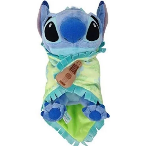 Lilo & Baby Stitch Plush In Blanket 11" Soft Stuffed Disneyland Paris