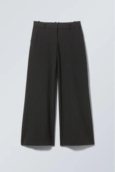 Low Flared Suit Trousers