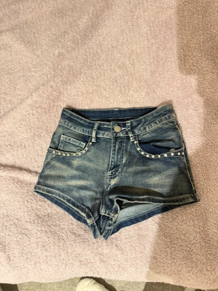 denim shorts