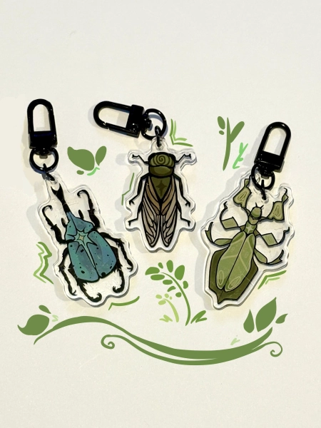Star Bug Keychains