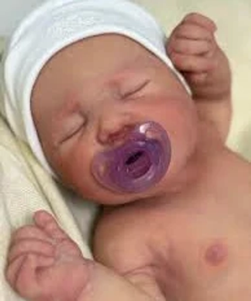 Full Body Silicone Reborn Baby Doll – Hyper Realistic, Handmade, Very High Quality (Bald)
