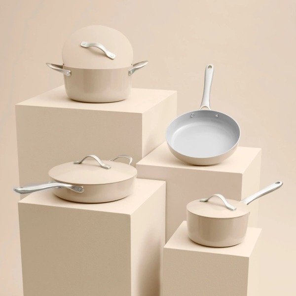 Soho Cookware Set  4 Piece Sandstone