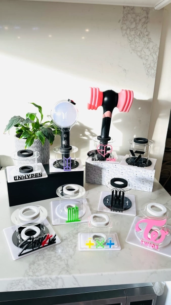 KPOP Lightstick Stands / Holders With Logo - Boy Groups PART 1 - Etsy