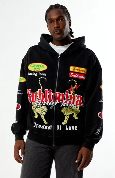 Subliminal Racing Full Zip Hoodie