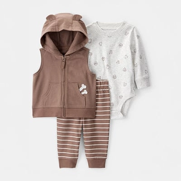 Carter's Baby Boys 3-pc. Pant Set, 3 Months, Brown