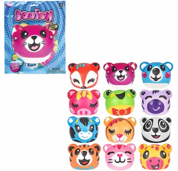 Adventure Planet Squish Animal 4" Assorted Styles