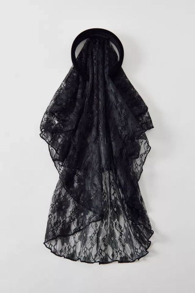 Sheer Lace Veil Headband | Urban Outfitters
