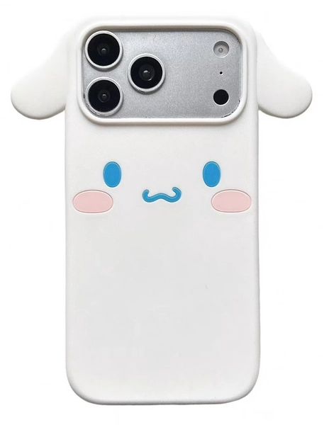 Cinnamoroll Silicone Phone Case for iPhone 13 14 15 16 17 Pro Max 16 Plus, Cute 3D Cartoon Shockproof Protective Cover, Soft Anti-Scratch Case for Girls Women - Walmart.com