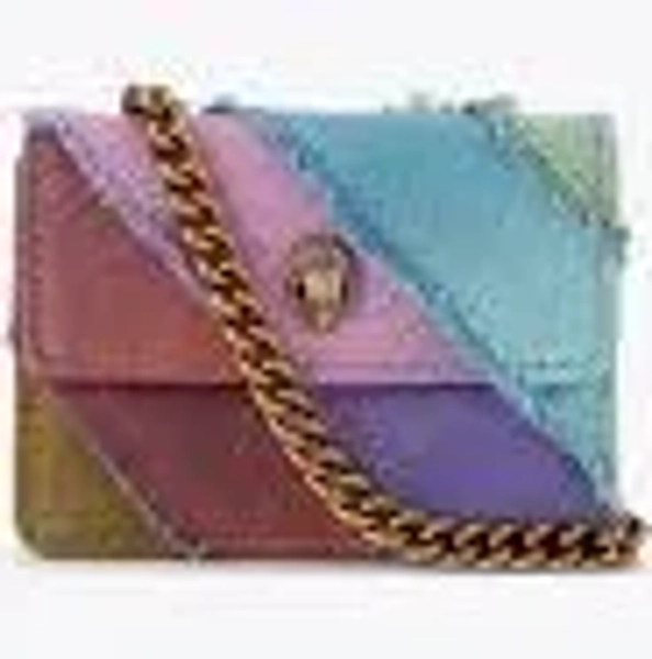 Kurt Geiger London Mini Denim Kensington Convertible Crossbody Bag