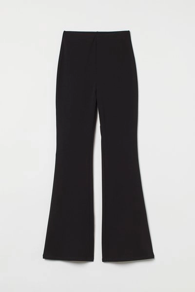 H & M - Flared Leggings - Black