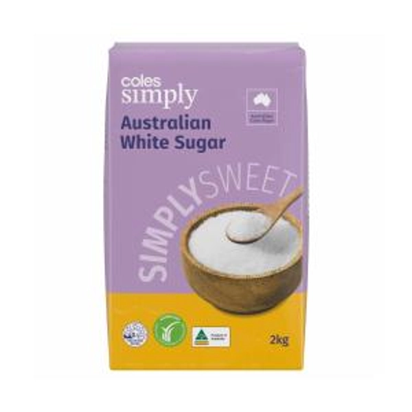 Coles Simply White Sugar | 2Kg