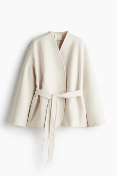 Handmade Wool-Blend Coat