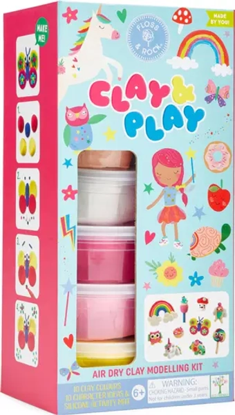 Rainbow Fairy Clay & Play AIr Dry Clay Modeling Kit