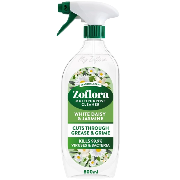 Zoflora Multi-Purpose Disinfectant Cleaner 800ml - White Daisy & Jasmine
