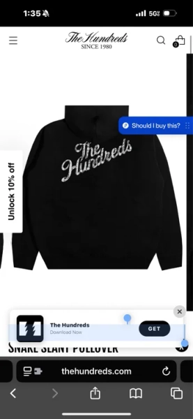 Medium snake Slant Pullover