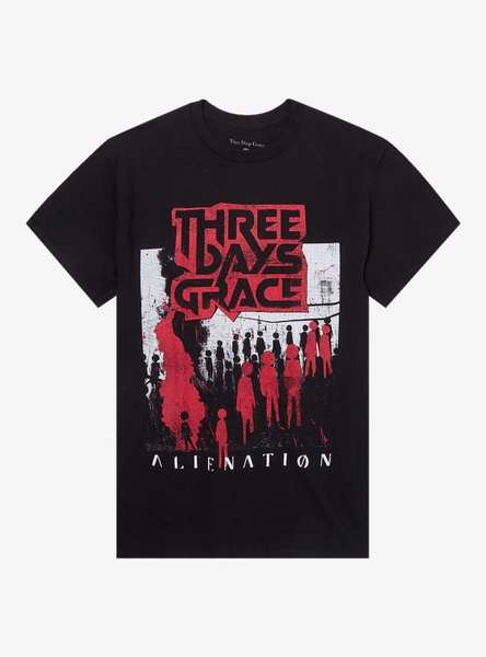 Three Days Grace Alienation Figures T-Shirt