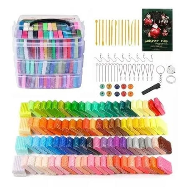 Weluvfit Polymer Clay Modeling Clay Kit