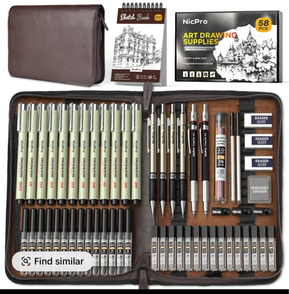 Nic pro 58pcs art set