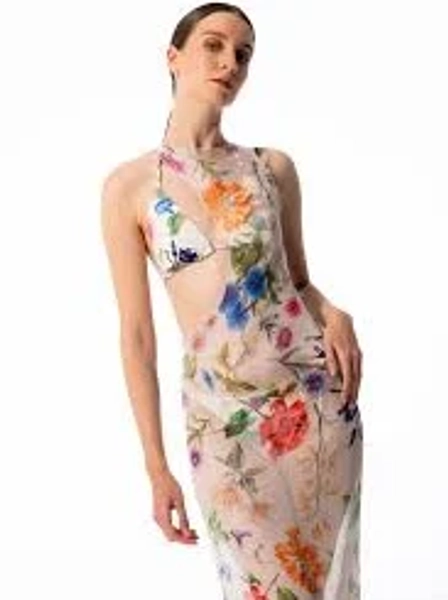Waxflower Bikini & Pareo Dress Set