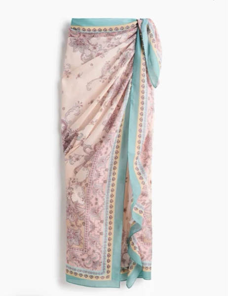 Sarong - Black/white patterned