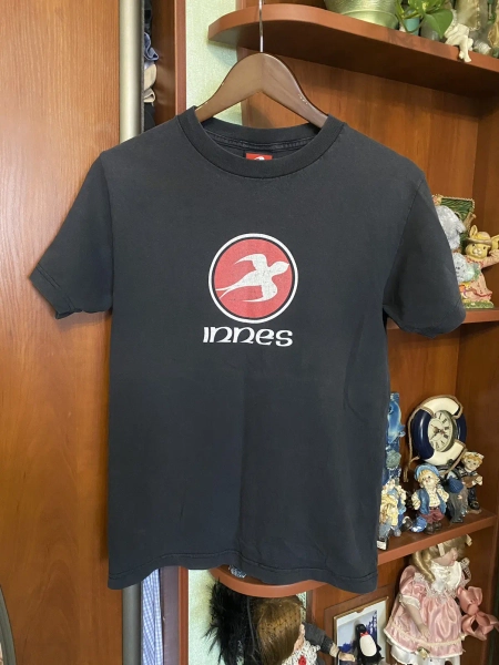 Vintage Innes Skateboards Sun Faded thrashed T-Shirt