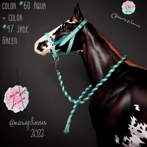 Breyer Bicolor 3sltd Halter & Lead Rope Set