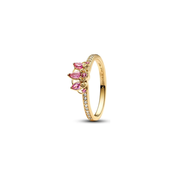 Achat Bague Pandora Disney X Pandora diadème princesse Raiponce en métal doré taille 56 