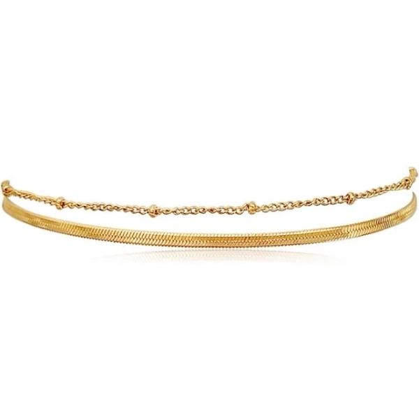 Gold Plated Stainless Steel Waterproof Anklet