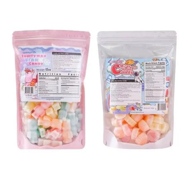 Gummy Glow Wax Candy 12oz Bulk Pack, Retro Chewy Fruity Wax Candies for Old School Candy Lovers, Size: 1.5BL