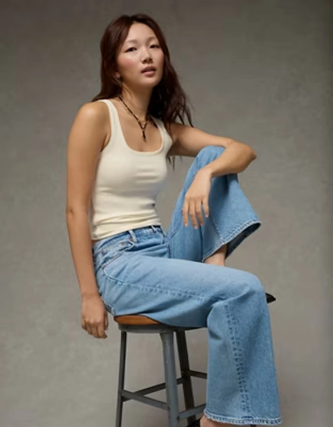 AE Square Neck Plush Tank Top