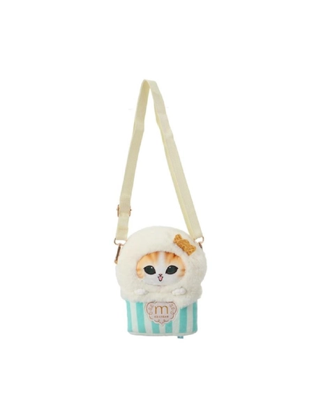 Mofusand Ice Cream Collection Gren Plush Crossbody Bag