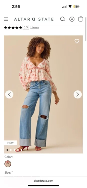 Grayson Patch Print Top