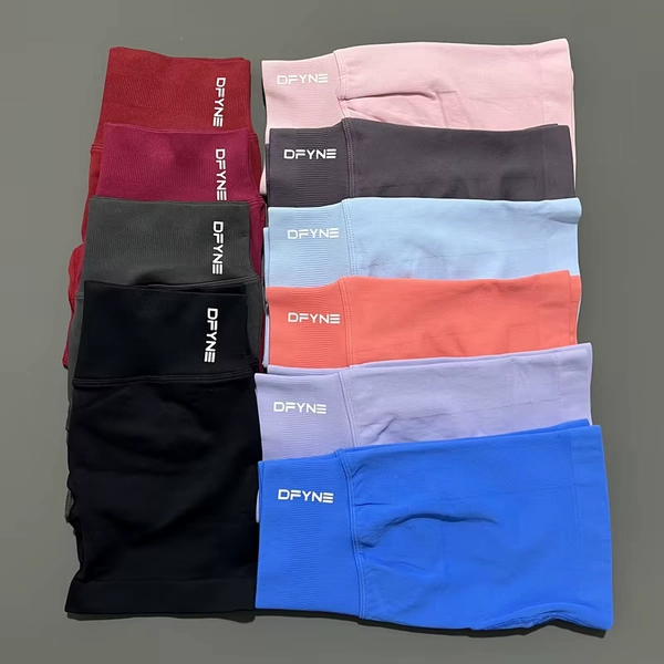 DFYNE Impact Shorts 4.5'' Low Waist Seamless Yoga Shorts Scrunch Bum Gym Workout Biker Short Stretch Fitness Scrunch Butt - AliExpress 