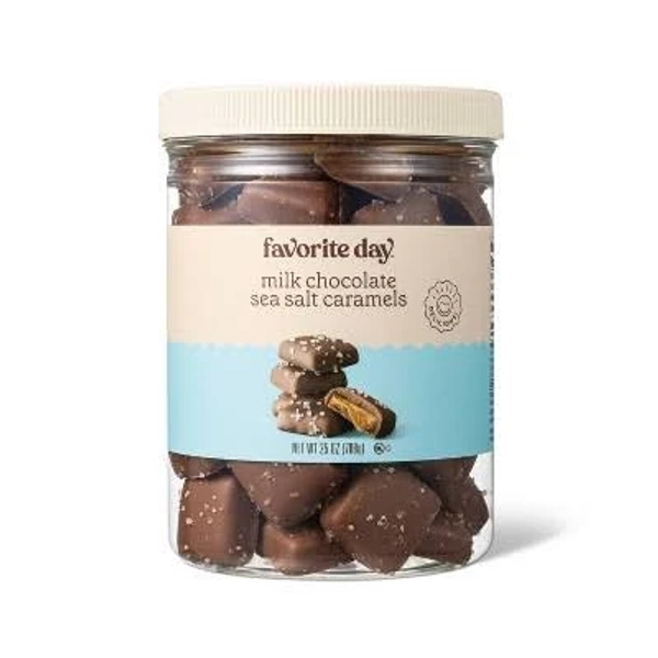 Favorite Day Milk Chocolate Sea Salt Caramels Candy 25oz