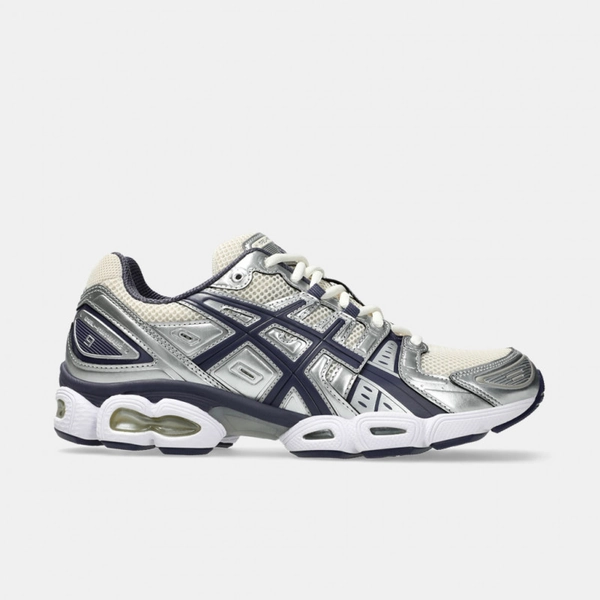 Chaussures ASICS GEL-Nimbus 9 pour femme - Oatmeal/Indigo Fog